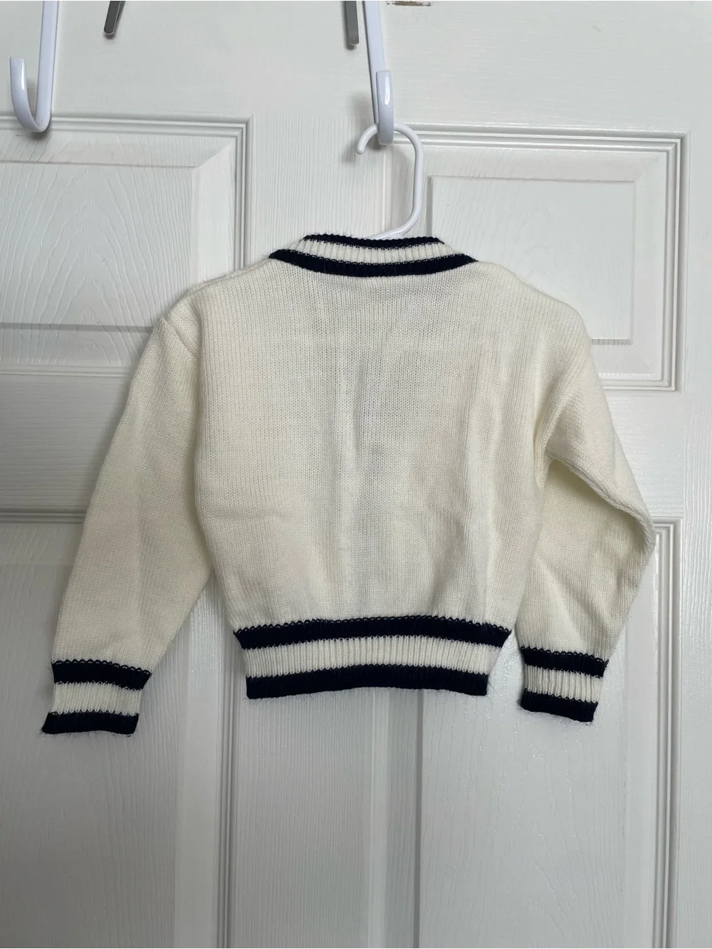 Vintage Carters size 18-24 months Classic Cable-Knit V-Neck Cardigan Sweater